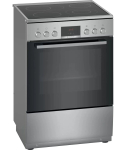 Pliit Bosch Serie 4 HKR39A250U, keraamiline pliit 4 tsooni, ahi 66 L, roostevaba teras, 600 mm