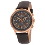 ZENO MAN ZE5181-3 automaatkell 40mm must sihverplaat nahkrihm