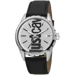 JUST CAVALLI MAN k&auml;ekell JC1G082L0105 (42mm) sinine sihverplaat sinine nahast rihm