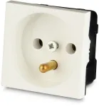 JAVEL &Uuml;he maandatud pistikupesa 1 moodul, s&uuml;vistatav, valge, 16A 250V