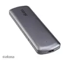 Kaasaskantav SSD-korpus Akasa AK-ENU3M2-05 USB-C 3.2 Gen 2 M.2 SATA/NVMe draividele