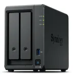 NAS Synology DiskStation DS725+ 2-kohaline Ryzen R1600 4GB DDR4 ECC, 2.5GbE, 2x M.2, RAID tugi, 0TB, Must