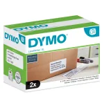 DYMO S0947420 LabelWriter suure mahuga suured saatesildid, 59 x 102 mm, 2 rulli &agrave; 575 (1150 etiketti), isekleepuvad, valged, LabelWriter 4XL/5XL jaoks