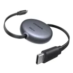 UGREEN USB-C to USB-C PD 100W kokkut&otilde;mmatav kiirlaadimiskaabel 1m must