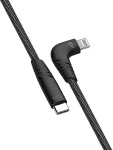 Silicon Power Boost Link Nylon LK50CL USB-C - Lightning kaabel, 1 m, hall