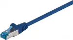 DSIT CAT 6a v&otilde;rgu&uuml;henduskaabel LSOH - S/FTP - 1 meeter - sinine (DC-6A4-010)