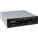 Inter-Tech Nitrox Multi Card Reader CI-02 - Kaardilugeja - 8,9 cm (3,5 tolli) (CF I, CF II, MS, MS PRO, Microdrive, MMC, SD, MS Duo, xD, MS PRO Duo, TransFlash, microSD, SDHC, MS Micro)
