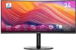 MSI Modern MD342CQPDE 34 inch UWQHD 120Hz k&otilde;ver &auml;riliseks m&otilde;eldud monitor USB-C 98W PD, KVM-l&uuml;liti ja sisseehitatud k&otilde;laritega