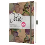 SIGEL Jolie Pure Cottonflowers m&auml;rkmik A5 joonitud k&otilde;vakaaneline 176 lehek&uuml;lge valge 100gsm JN855