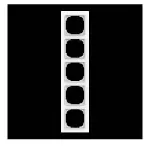 Busch-Jaeger future linear kattelaiend, 5-kohaline, Studio White 2CKA001754A4869
