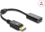 Delock aktiivne DisplayPort 1.4 HDMI-adapter, 4K 60 Hz, HDR