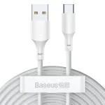 USB-kaabel Baseus TZCATZJ-02 1,5 m USB A USB C valge