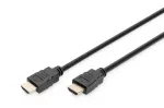 DIGITUS HDMI Premium High Speed &uuml;henduskaabel, t&uuml;&uuml;p A M/M, 1m koos Ethernetiga, Ultra HD 60p, must