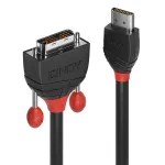 Lindy 1 m HDMI-DVI-kaabel, Black Line