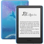 Amazon Kindle Kids Edition e-lugeja, 16 GB, 6-tolline E-Paper puuteekraan, Wi-Fi, USB-C, Kosmosevaala disain, must/sinine