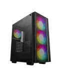 DeepCool MATREXX 55 MESH V4 C keskmise suurusega (Midi Tower) arvutikorpus, ATX, karastatud klaas, ilma toiteplokita, must