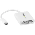 StarTech.com USB-C DVI-adapter - valge, 3.2 Gen 2 (3.1 Gen 2), USB USB-C, DVI v&auml;ljund, 1920 x 1200 pikslit