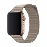 Leather Loop rihm Apple Watch 44mm jaoks &mdash; Devia Elegant Stone, nahast magnetilise sulguriga
