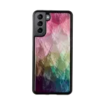Nutitelefoni &uuml;mbris iKins Samsung Galaxy S21+ jaoks &mdash; vesilille disain, must
