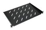 Riiul Extralink SHELF 1U 19-tollistele seinakappidele, 1U, 300 mm, must, metallist