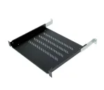 19-tolline riiul Triton RAB-UP-450-A4 1U 450 mm 80 kg, must