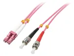 Lindy 46352 InfiniBand/kiudoptiline kaabel 3 m LC ST Roosa