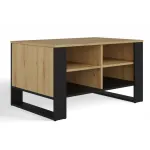 Kohvilaud top e shop Topeshop STOLIK KAWOWY ŁAWA MODERN 4P Dąb Artisan Czerń