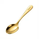 Espresso-lusikakomplekt BIALETTI PGOLD008 &mdash; 4-osaline, kuldse viimistlusega