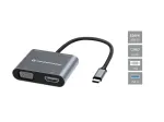 Conceptronic DONN16G Juhtmega USB 3.2 Gen 1 USB-C Hall 100W 4K Ultra HD
