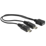 USB-kaabel DeLOCK 20,5 cm USB mikro-B 2 x USB mikro-B