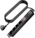 Toiteadapteri pistik VISION EU Duckhead Adapter Apple'i toiteplokile C7 kaheksakujuline sisend EU CEE 7/7 Schuko pistikule valge
