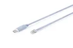 Konsooli adapterkaabel DIGITUS USB 2.0 RJ45-le (FTDI kiibistik), USB-A isane RJ-48-le, 180 cm, sinine