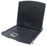 Intellinet 508025 raamkonsool 43,2 cm (17 tolli) 1280 x 1024 pikslit Must 1U