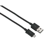 Hama 00200904 USB-kaabel USB 2.0 0,9 m USB A Micro-USB B Must