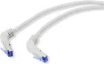 Renkforce RF-4892520 RJ45 v&otilde;rgukaabel, paigakaabel CAT 6a S/FTP 20,00 m hall (RAL 7035) 90&deg; allapoole suunatud 1 tk (RF-4892520)