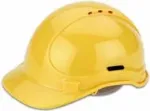 Kaitsepeakate cimco 140202 &mdash; pol&uuml;et&uuml;leenist kaitsekiiver, valge/kollane, 350 g