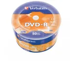 Verbatim DVD-R kettad 4,7 GB 16x, matt h&otilde;bedane, 50 tk, kilesse pakitud spindel