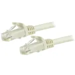 StarTech.com 1,5 m CAT6 Etherneti kaabel &ndash; valge CAT 6 Gigabit Etherneti juhe &ndash; 250 MHz 100 W PoE RJ45 UTP v&otilde;rgu-/paigakaabel, haakumisvastane, t&otilde;mbet&otilde;kestusega, eraldiseisvalt testitud