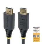 StarTech.com 2 m (6,6 jalga) Premium Certified High Speed HDMI kaabel, 4K 60 Hz / 1440p 144 Hz, HDR10 / HDCP 2.2 / ARC, 18 Gbit/s, UHD HDMI 2.0 juhe telerile / monitorile / kuvarile, TPE mantel
