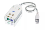 Kaabel ATEN UC100KMA PS/2 0,3m 2x 6-kontaktiline Mini-DIN USB A Valge