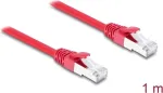 Delock RJ45 v&otilde;rgukaabel Cat.6A S/FTP 1 m punane