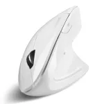 Perixx PERIMICE-813 W juhtmevaba vertikaalne ergonoomiline hiir, optiline, paremak&auml;elistele, RF + Bluetooth, valge