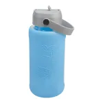 Paladone Minecraft klaasist joogipudel 800 ml, axolotli kujundus, reljeefne silikoonkate