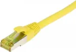 SYNERGY21 Patch-kaabel RJ45, CAT6A 500MHz, 30m, kollane, S/FTP, TPE/LSZH Ultraflex, AWG26, CAT7 toorikuga