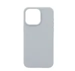 Connect Apple iPhone 15 Pro Premium MagSafe Soft Touch Silicone Case New Function Grey Blue