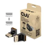 Adapter club 3d DisplayPort isane -> DisplayPort 1.4 emane 90&deg; nurga all, toetab 4K@120Hz
