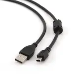 Gembird 1.8m USB 2.0 A/mini-USB 1.8m USB A Mini-USB B Schwarz (CCF-USB2-AM5P-6)