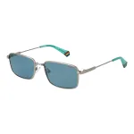 Polaroid PLD6227SX566L Unisex P&auml;ikeseprillid Havana Ruudukujulise Raamiga Roheliste Polariseeritud L&auml;&auml;tsedega 56mm