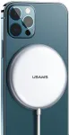USAMS US-CD160 Magnetiline juhtmevaba laadija 15W Alumiinium H&otilde;bedane iPhone 12/13/14/15 seeriale