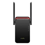 Wi‑Fi signaaliv&otilde;imendi Cudy RE3000 2400&ndash;5000 MHz, 802.11ax/ac/n/g/b/a, Ethernet 100 Mbps, v&auml;lisantenn, must/punane